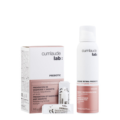 Cumlaude Lab Promo Ovulos Hidratantes y Calmantes CLX + Higiene Intima CLX Mousse 165ML